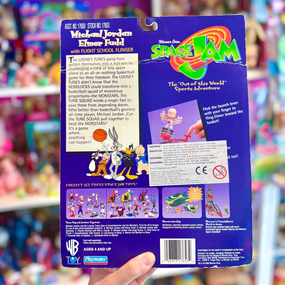 Space Jam: Michael Jordan & Elmer Fudd Action Figure Set (MOC, Warner Bros., 1996) - PopCultGang