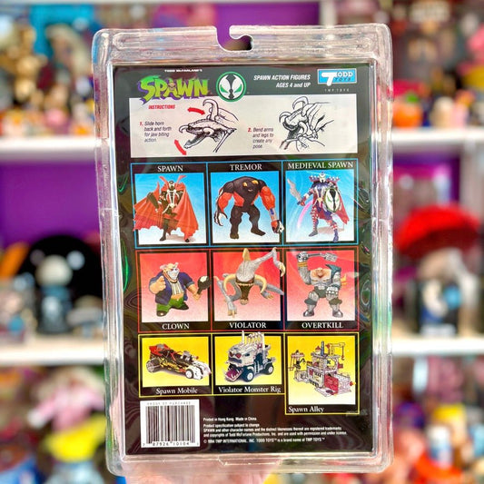 Spawn: Violator Action Figure + Comic Book (MOC, McFarlane, 1994) - PopCultGang