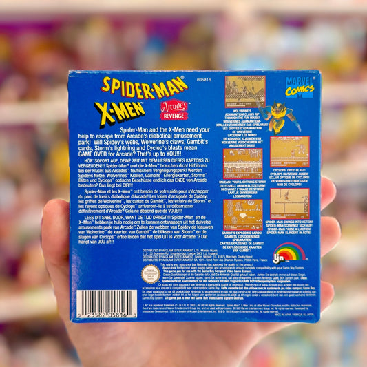 Spider - Man and the X - Men in Arcade's Revenge (CIB, Gameboy) - PopCultGang