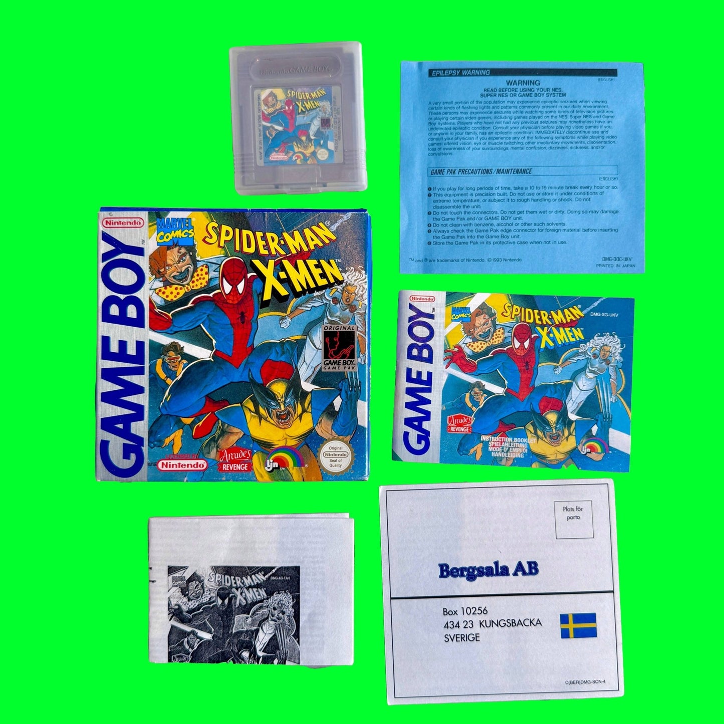 Spider - Man and the X - Men in Arcade's Revenge (CIB, Gameboy) - PopCultGang