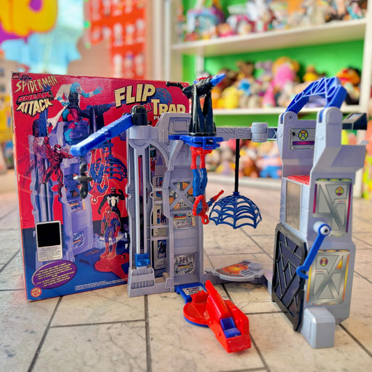 Spider - Man: Sneak Attack - Flip N Trap Playset - Complete (boxed, ToyBiz, 1999) - PopCultGang