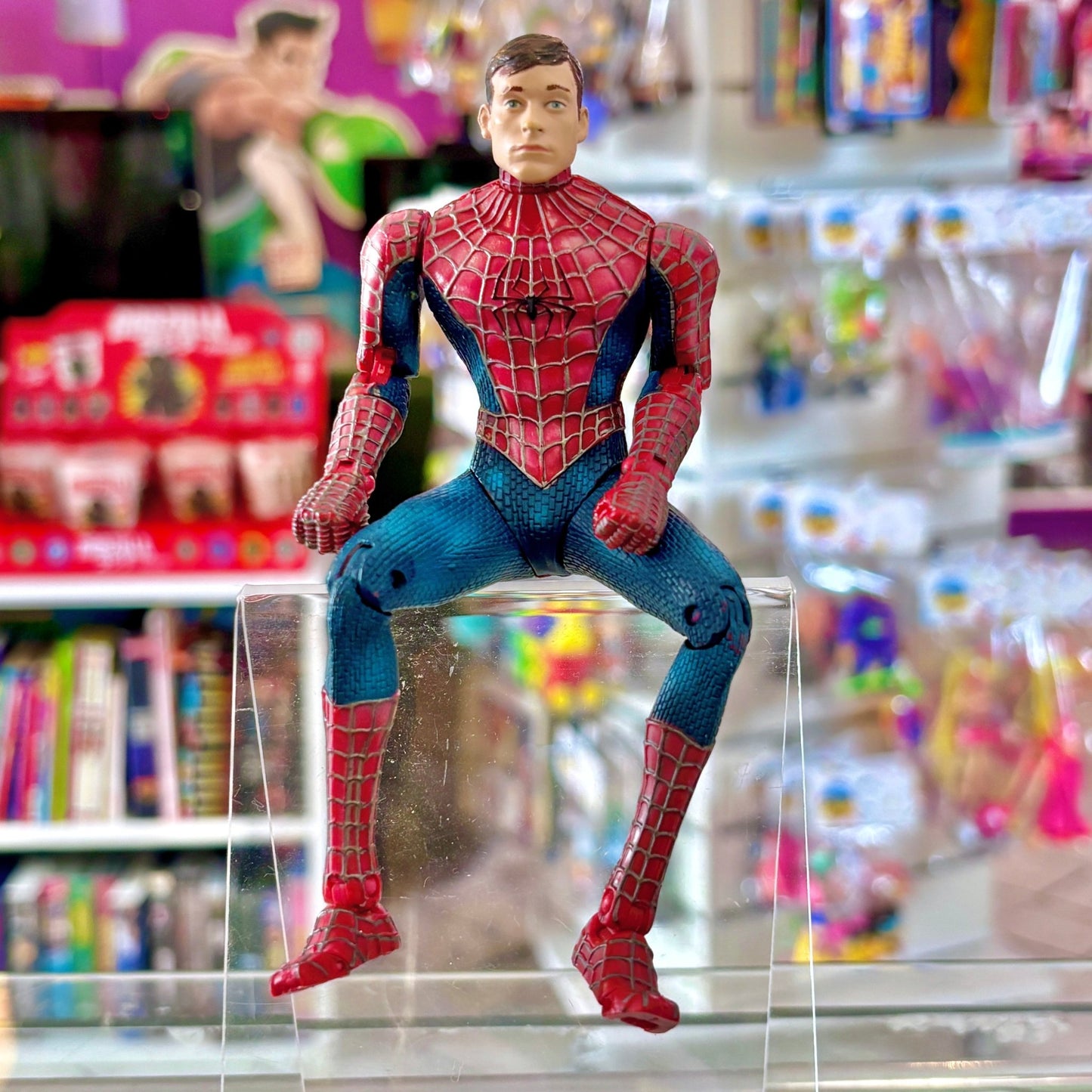 Spider - Man: The Movie - Power Punch Spider - Man Action Figure (Toby McGuire, ToyBiz, 2003) - PopCultGang
