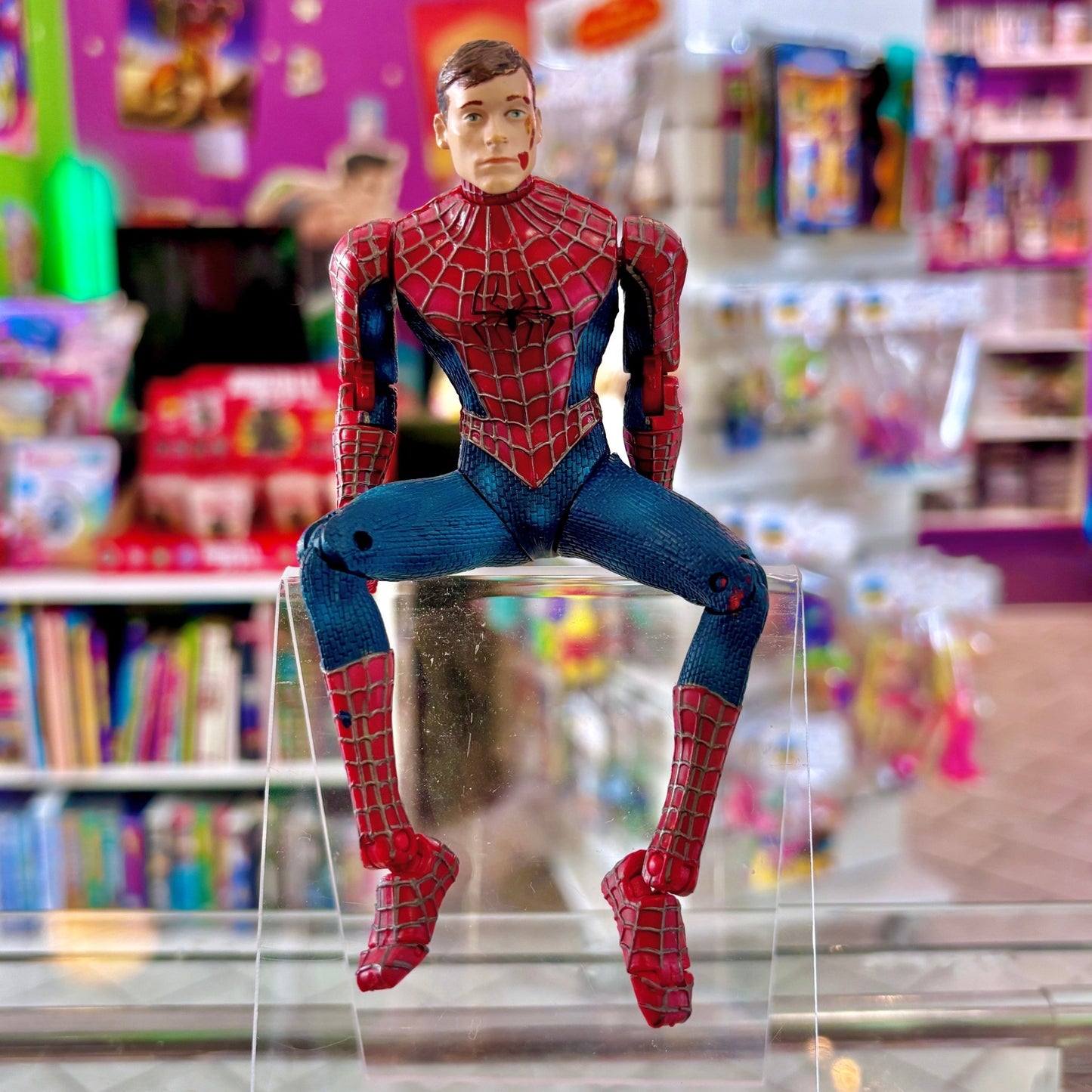 Spider - Man: The Movie - Power Punch Spider - Man Action Figure (Toby McGuire, ToyBiz, 2003) - PopCultGang