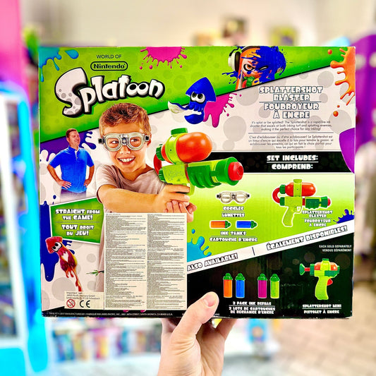Splatoon Splattershot Blaster Replica Water Gun (World of Nintendo) - PopCultGang