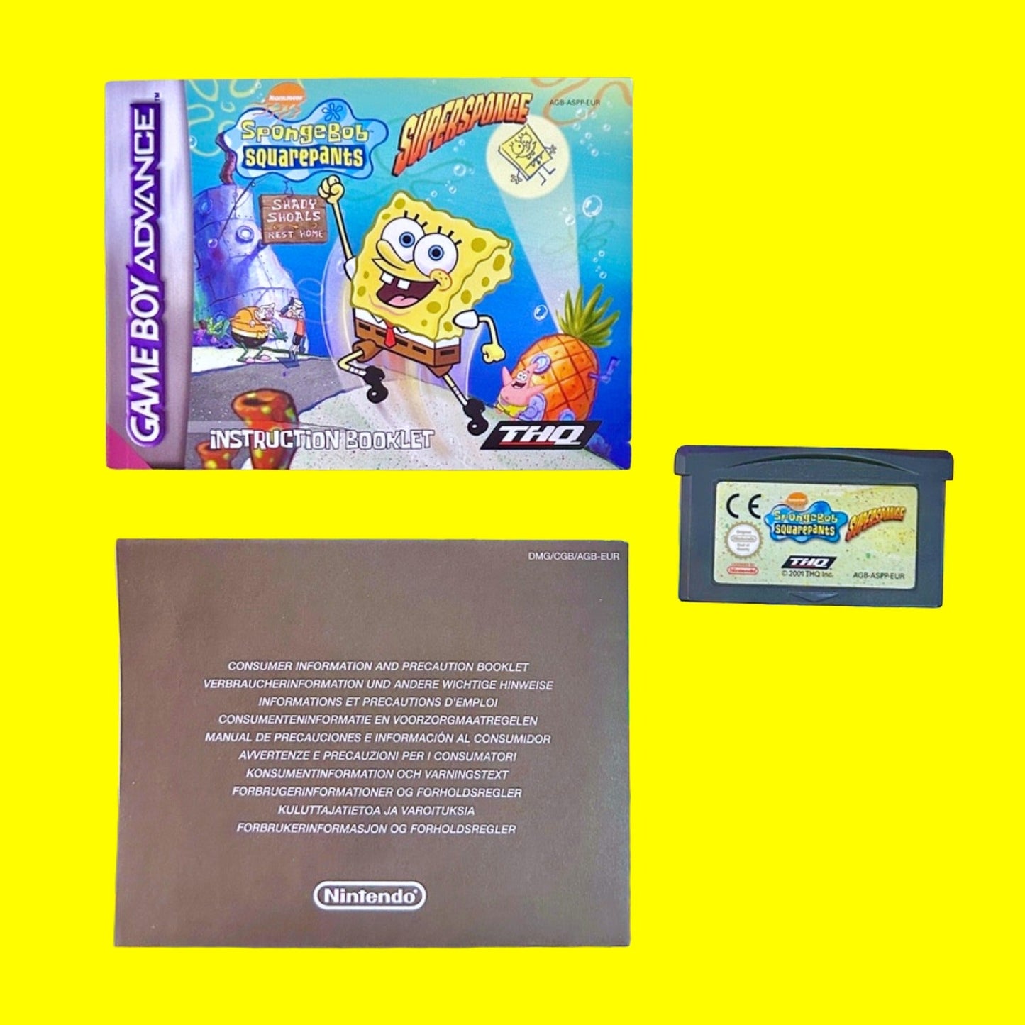 SpongeBob: Supersponge (Gameboy Advance) - PopCultGang