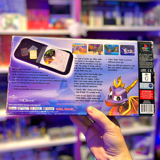 Spyro The Dragon 2: Playstation Case CD Holder Combo Pack (CIB, PS1) - PopCultGang