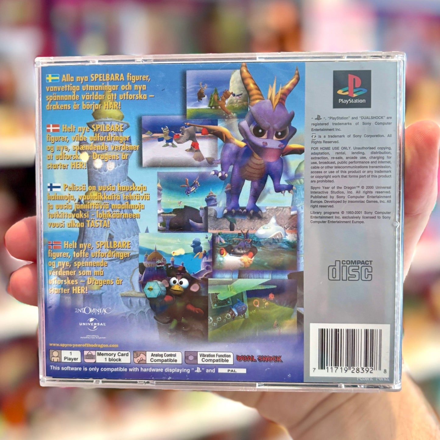 Spyro: Year of The Dragon (PS1) - PopCultGang