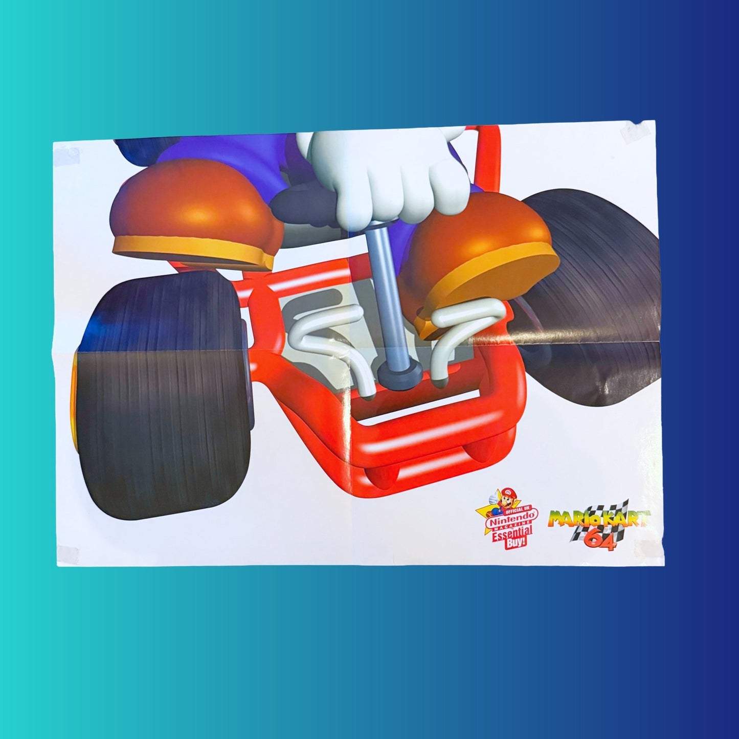 Star Fox 64 / Mario Kart 64 - Double Sided Poster (Nintendo Official Magazine UK, 90s) - PopCultGang