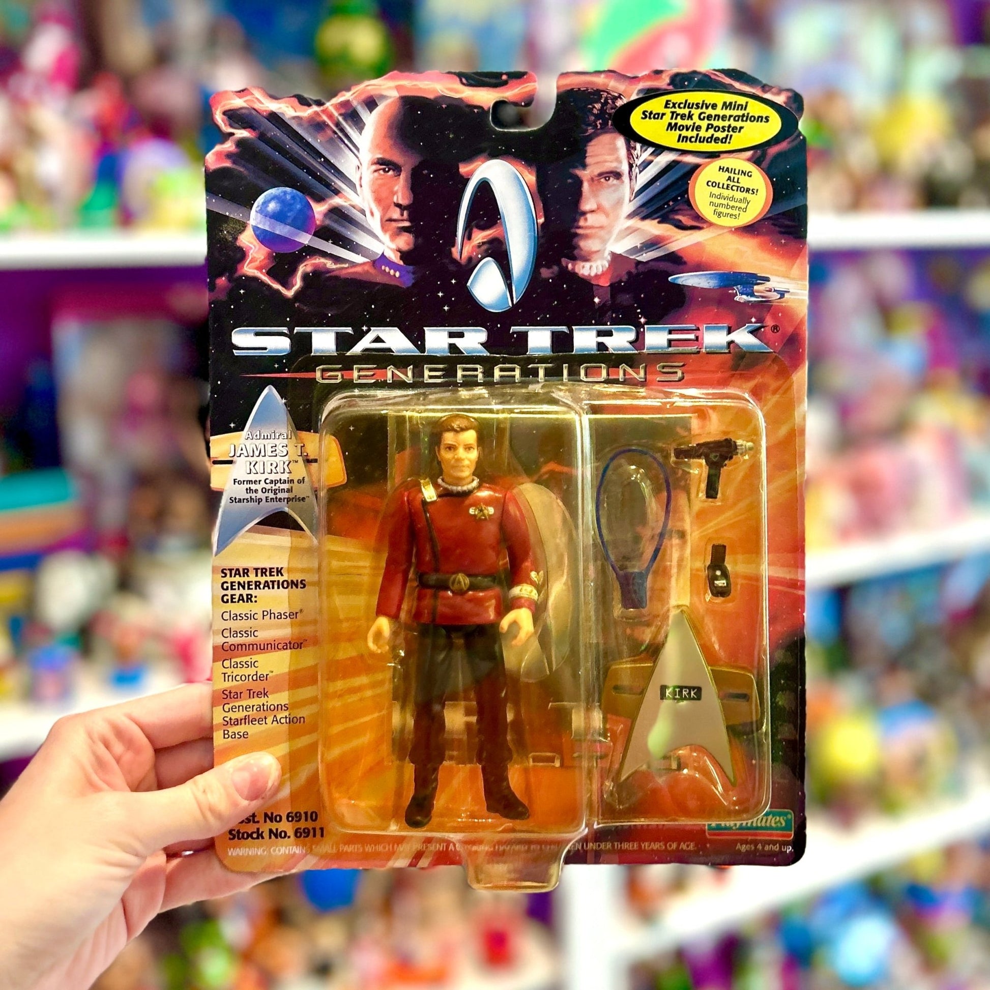 Star Trek: Generations - Admiral James T. Kirk Figure (MOC, 1994) - PopCultGang