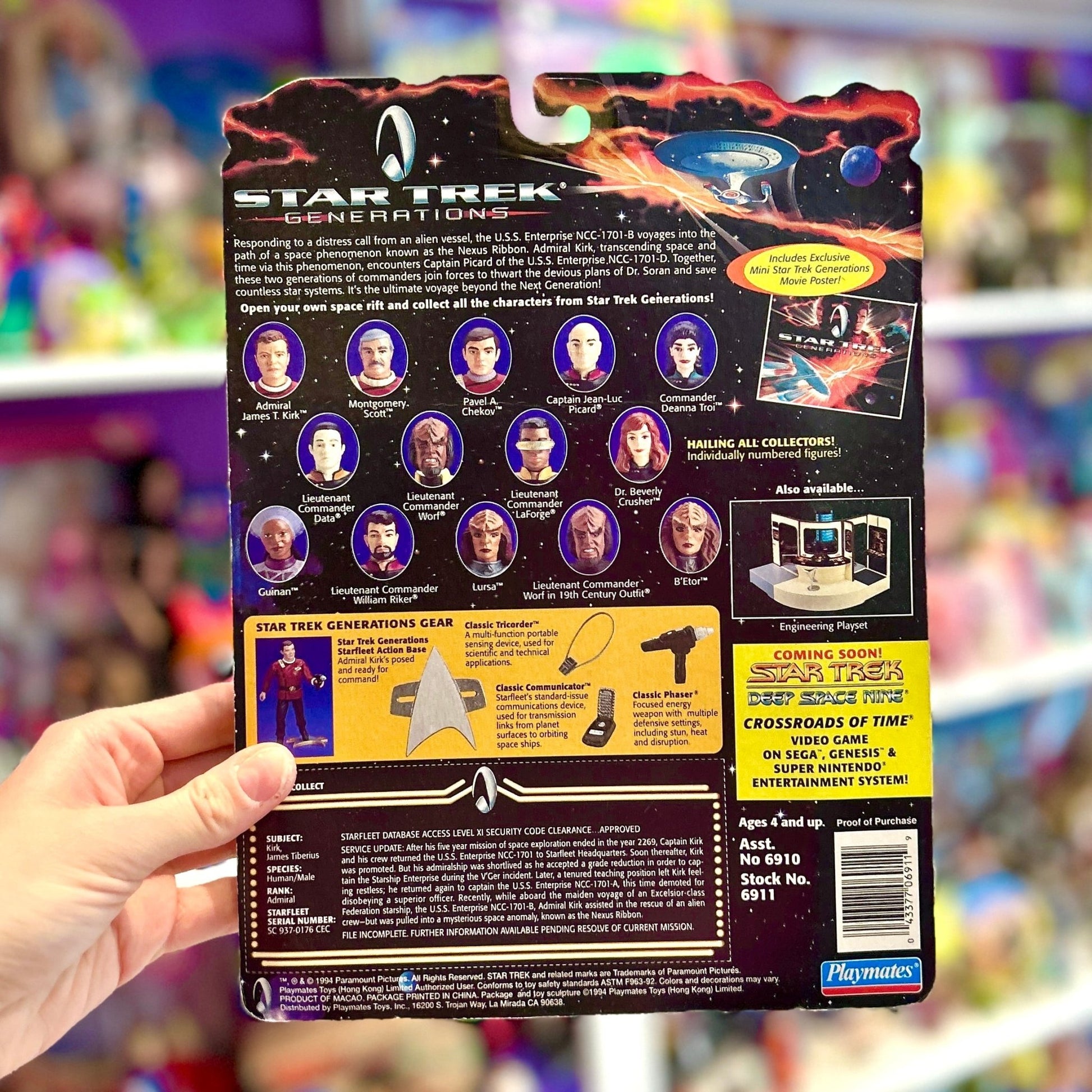 Star Trek: Generations - Admiral James T. Kirk Figure (MOC, 1994) - PopCultGang