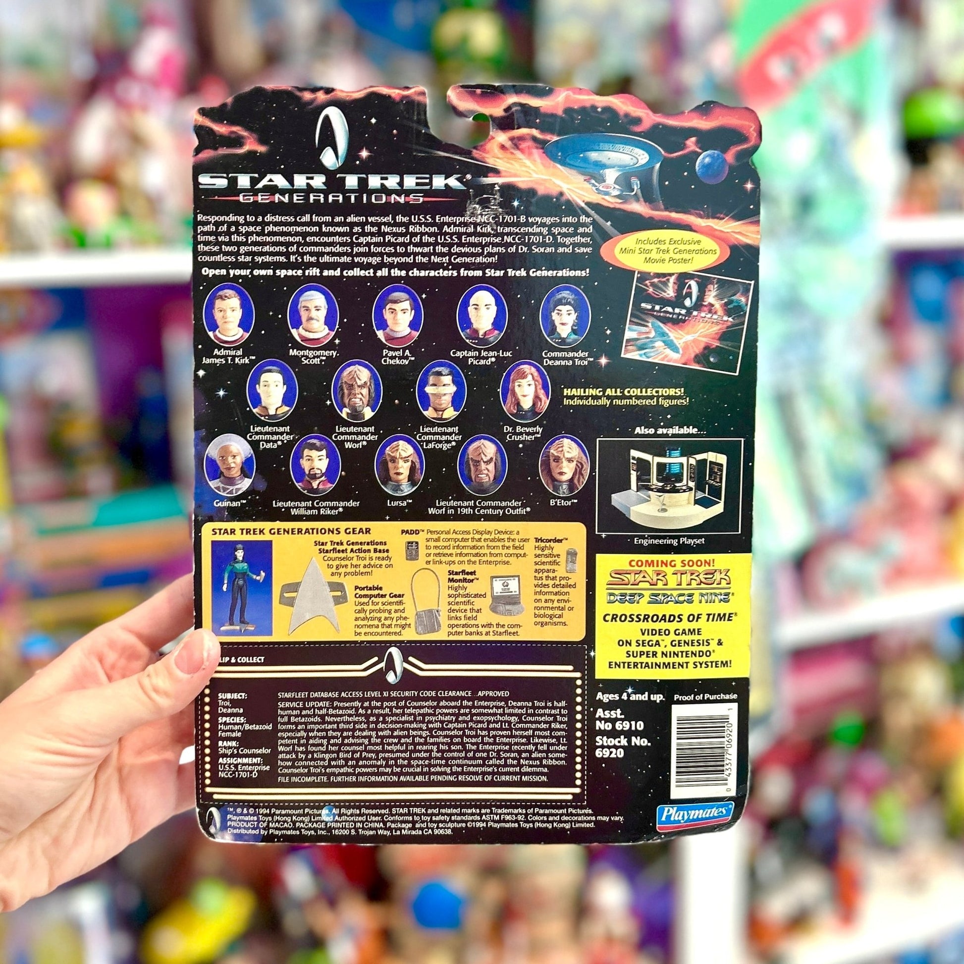 Star Trek: Generations - Commander Deanna Troi Figure (MOC, 1994) - PopCultGang