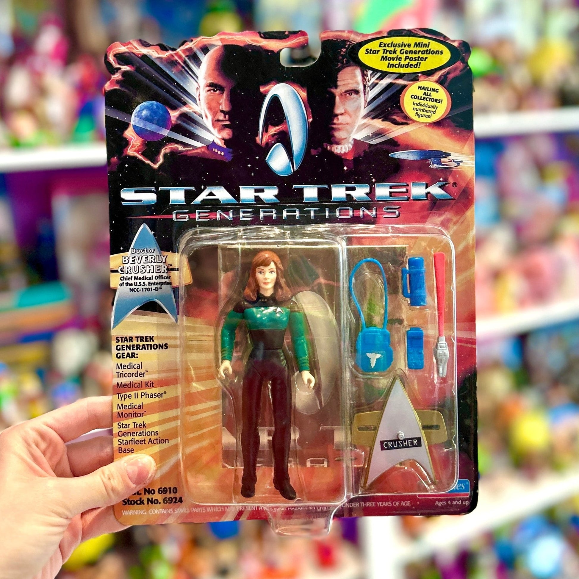 Star Trek: Generations - Doctor Beverly Crusher Figure (MOC, 1994) - PopCultGang
