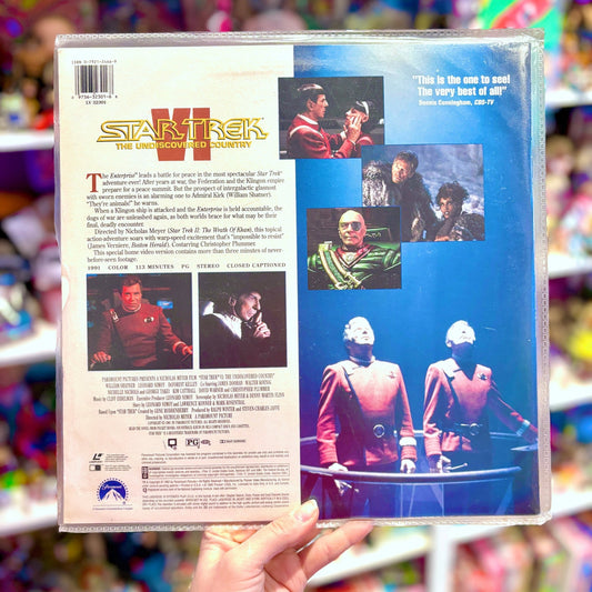 Star Trek VI: The Undiscovered Country (Laserdisc, 90s) - PopCultGang
