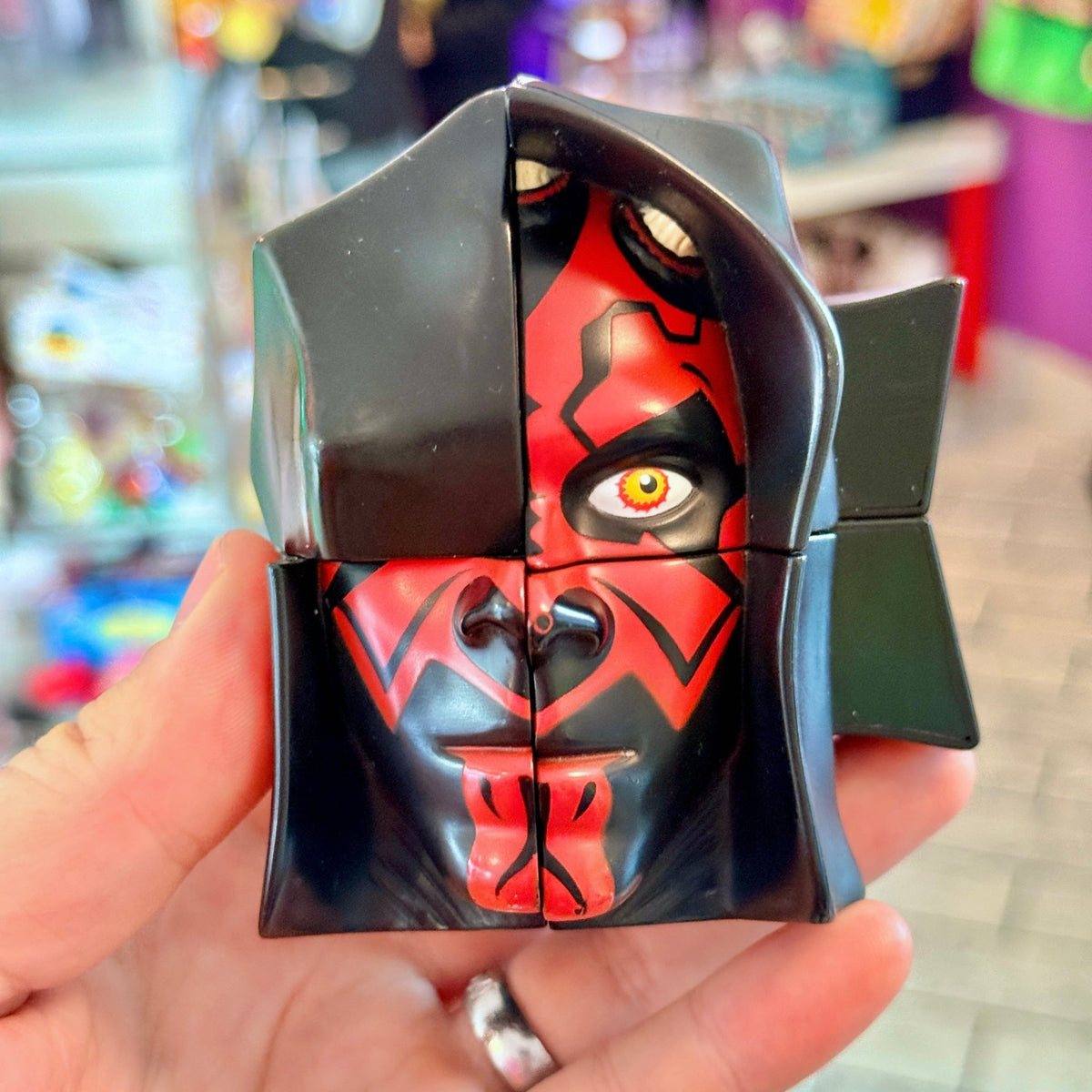 Star Wars Episode 1: Darth Maul Rubiks Puzzle Cube (1999) - PopCultGang