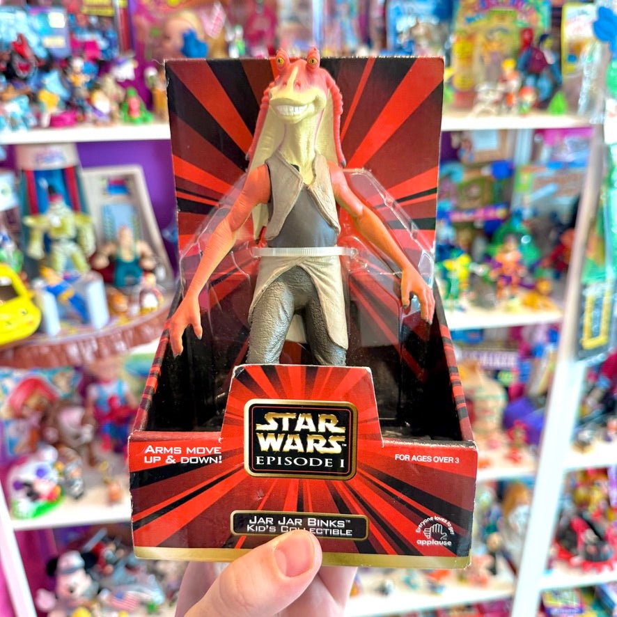 Star Wars: Episode 1 - Jar Jar Binks 15 Cm Collectible Figure (NIB, 1998) - PopCultGang