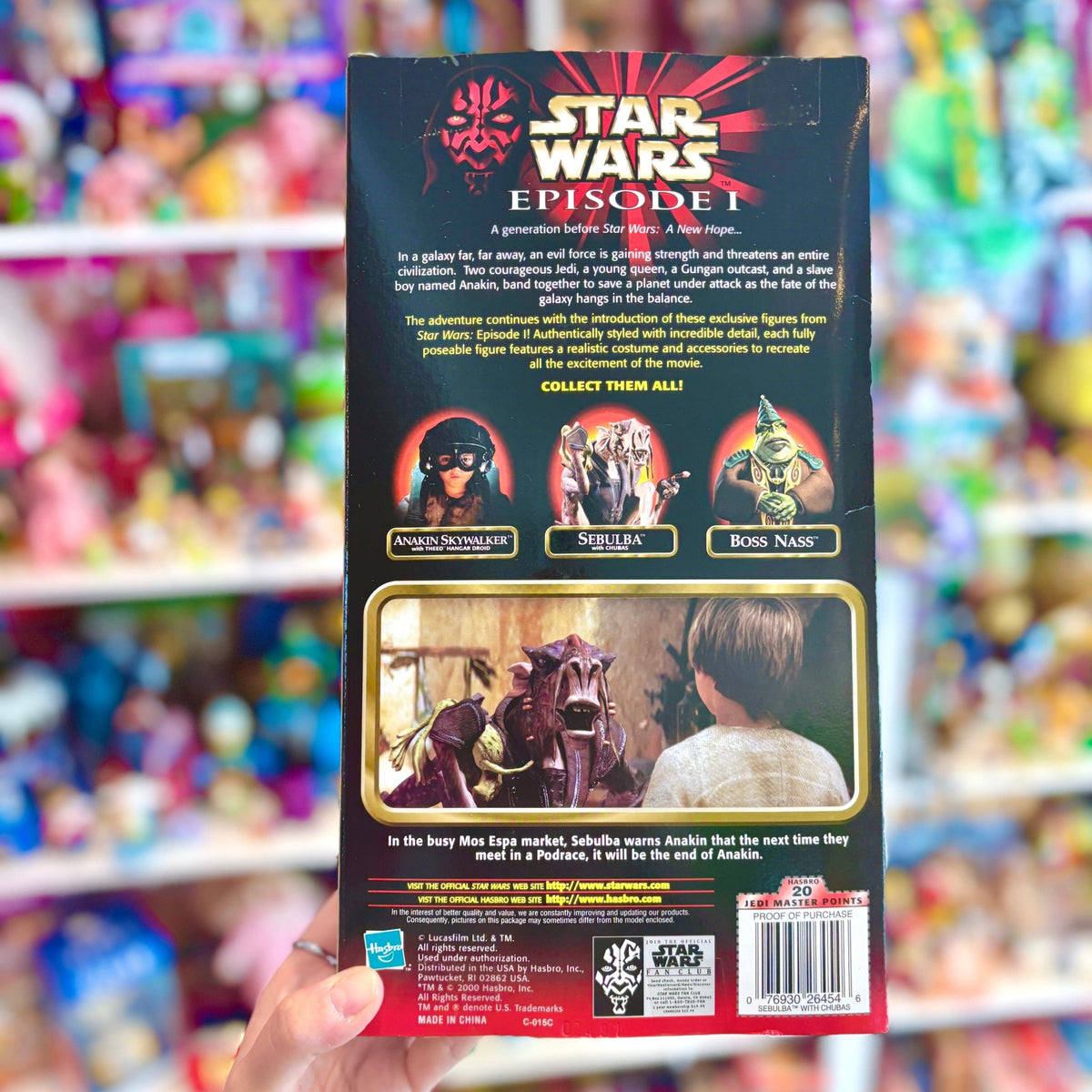 Star Wars: Episode 1 - Sebula with Chubas Doll Set 25 cm (NIB, Hasbro, 1999) - PopCultGang