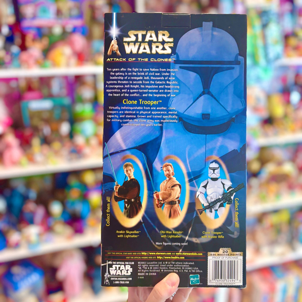 Star Wars: Episode 2 Attack of The Clones - Clone Trooper Action Figure Doll 30 cm (Hasbro, 2002) - PopCultGang