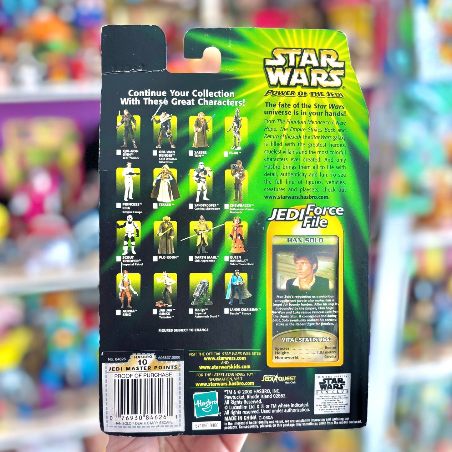 Star Wars: Power of The Jedi - Han Solo Death Star Escape Action Figure (MOC, 2000) - PopCultGang