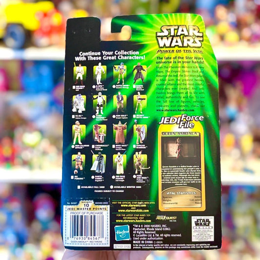 Star Wars: Power of The Jedi - Queen Amidala Figure (NIB, 2002) - PopCultGang