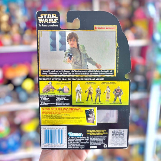 Star Wars: The Power of The Force - Bespin Luke Skywalker Action Figure (Kenner, 90s) - PopCultGang