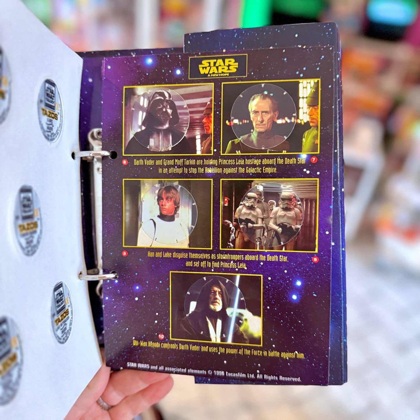 Star Wars Trilogy: Tazo's Collector's Album (UK exclusive, 1996) - PopCultGang