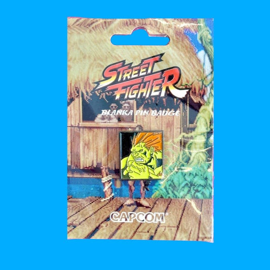 Street Fighter 2: Blanka Portrait Enamel Pin (Capcom) - PopCultGang