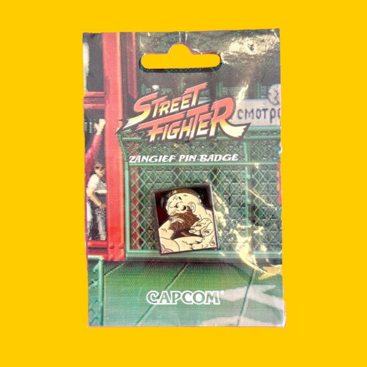Street Fighter 2: Zangief Portrait Enamel Pin (Capcom) - PopCultGang