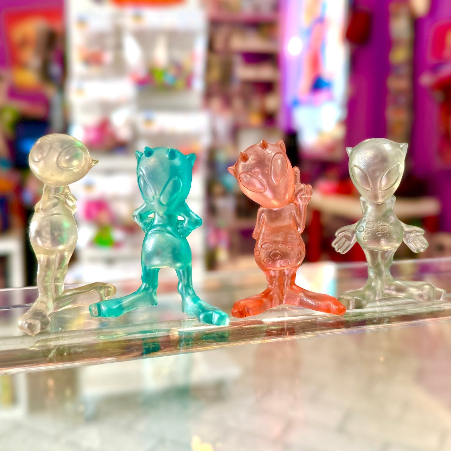 Sugar Puffs: Transparent Alien Figures (90s) - PopCultGang