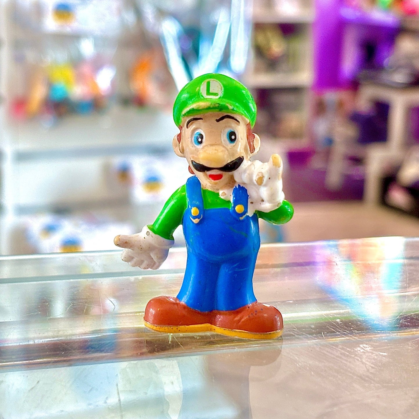 Super Mario All - Stars: Luigi Promotional Figure (Mars, 1994) (Copy) - PopCultGang