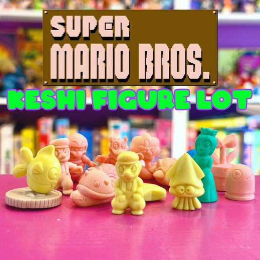 Super Mario Bros. Keshi Figure Lot - 16 Figures (Nintendo, 80s) - PopCultGang