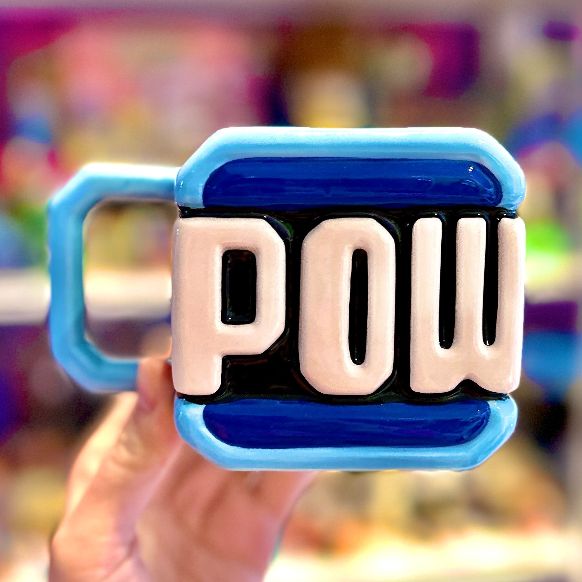 Super Mario Bros. POW Block Mug (Nintendo) - PopCultGang