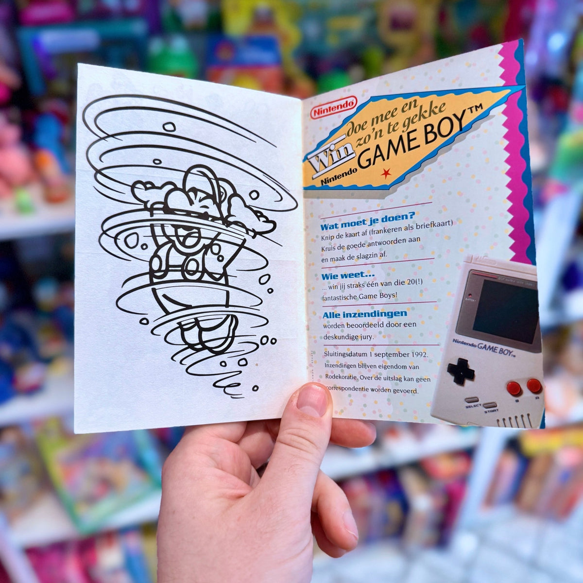 Super Mario Bros. & The Legend of Zelda - Gameboy Promotional Sticker Book - Dutch Exclusive (Nintendo, 80s) - PopCultGang