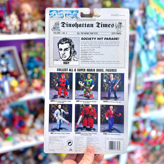 Super Mario Bros.: The Movie - The Cowardly Iggy Action Figure (Nintendo, 1993) - PopCultGang