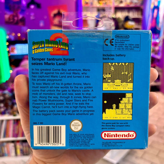 Super Mario Land 2: Six Golden Coins (Boxed, Gameboy) - PopCultGang