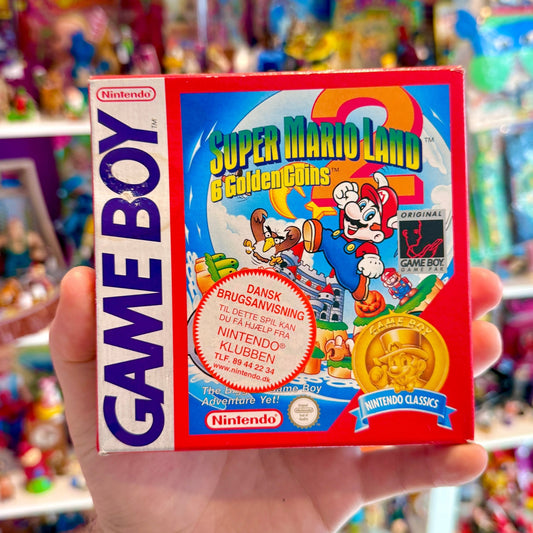 Super Mario Land 2: Six Golden Coins (Classic Series BERGSALA, Boxed, Gameboy) - PopCultGang