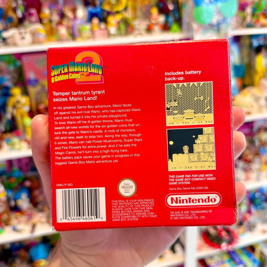 Super Mario Land 2: Six Golden Coins (Classic Series BERGSALA, Boxed, Gameboy) - PopCultGang