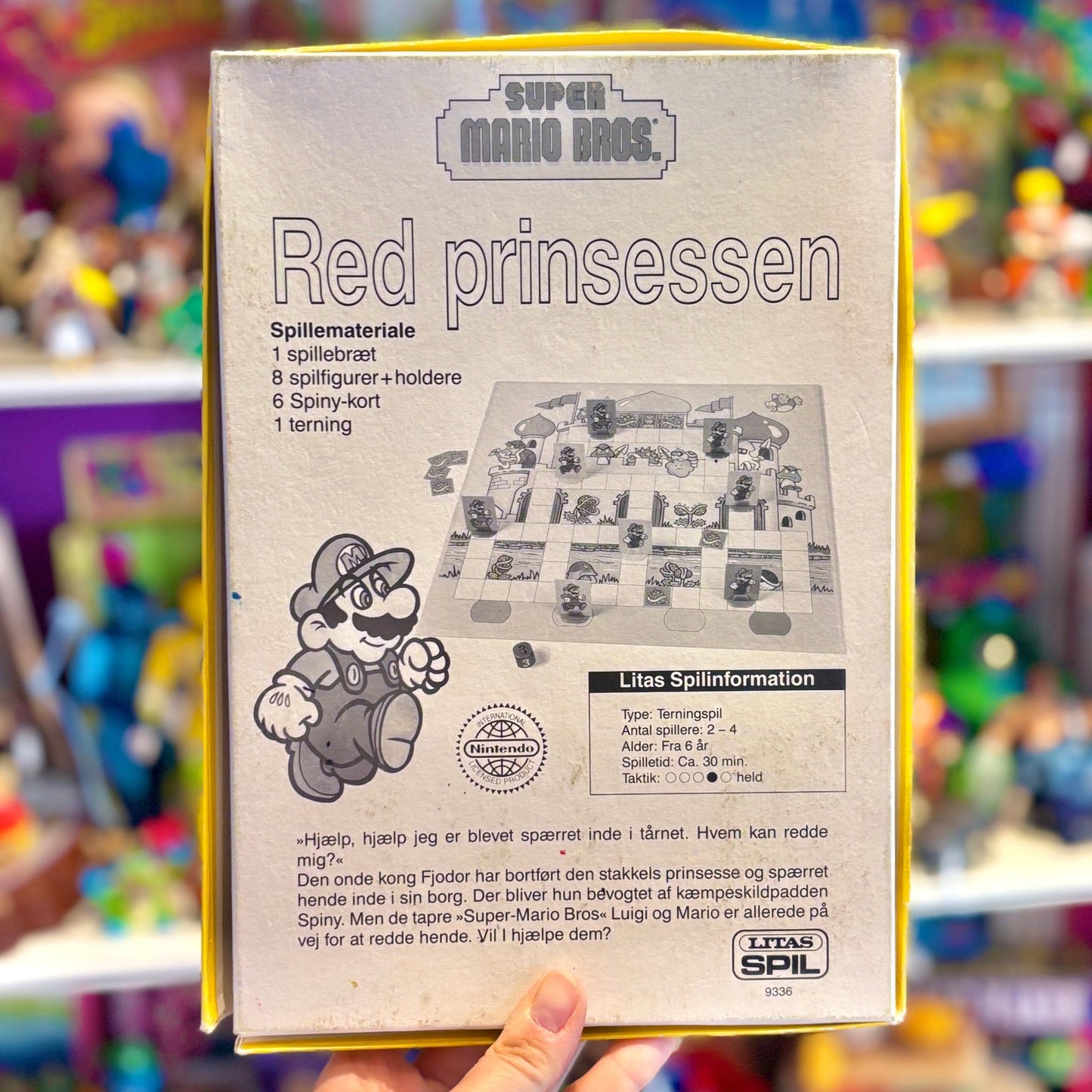 Super Mario: Red Prinsessen! Board Game (Nintendo, 1991) - PopCultGang