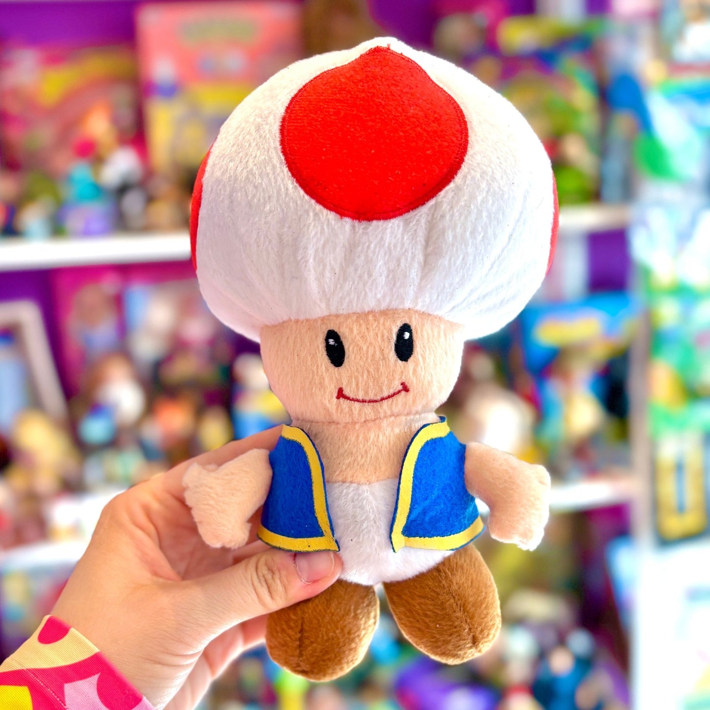 Super Mario: Toad Plush (Nintendo, 2010) - PopCultGang