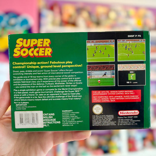Super Soccer (SNES) - PopCultGang