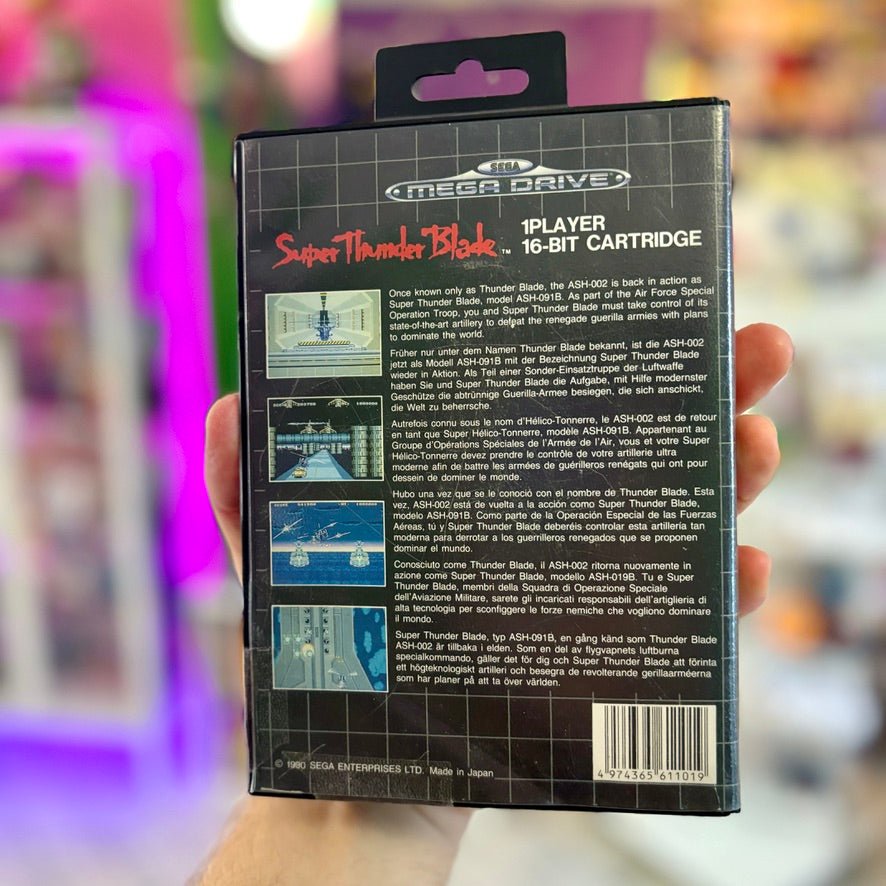 Super Thunder Blade (boxed, Sega Mega Drive) - PopCultGang