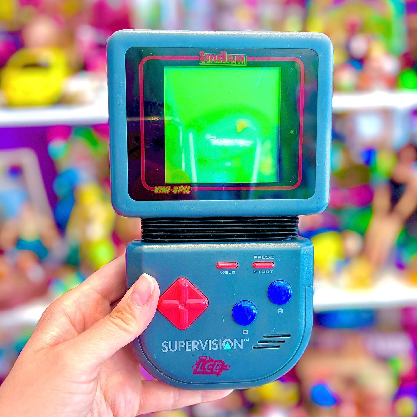 Supervision LCD Console + Juggler Game (Watara/Vini Spil, 90s) - PopCultGang