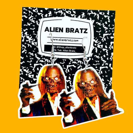 Tales From The Crypt: Cryptkeeper Earrings (Alien Bratz) - PopCultGang