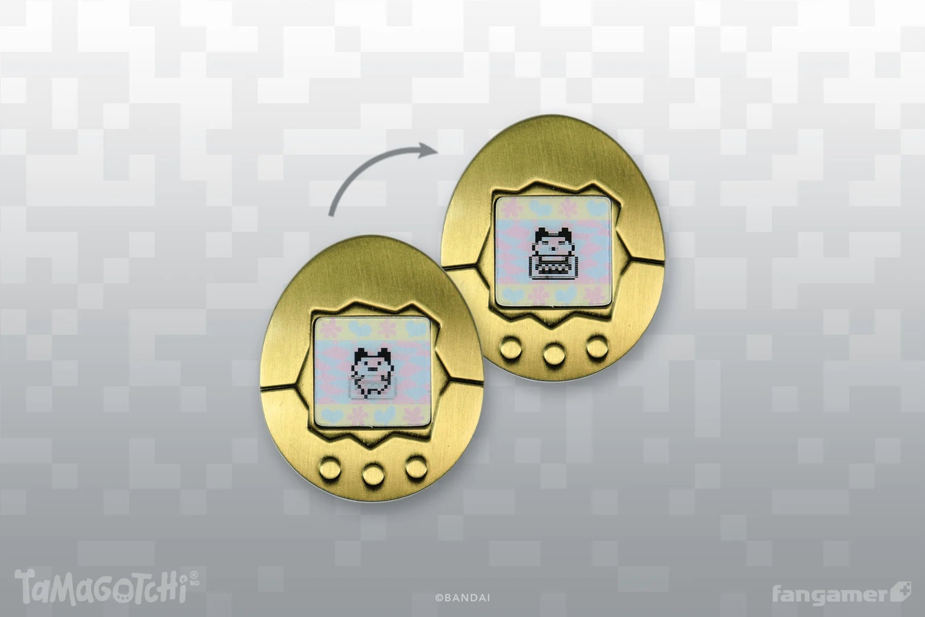 Tamagotchi Lenticular Pin (Fangamer) - PopCultGang