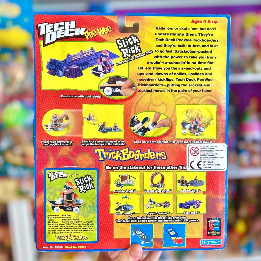 TechDech Pee Wee: TrickBoarders "Slick Rick" Figure (Playmates, 1999) - PopCultGang