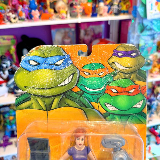 Teenage Mutant Ninja Turtles: April Action Figure (MOC, Playmates, 2003) (Copy) - PopCultGang