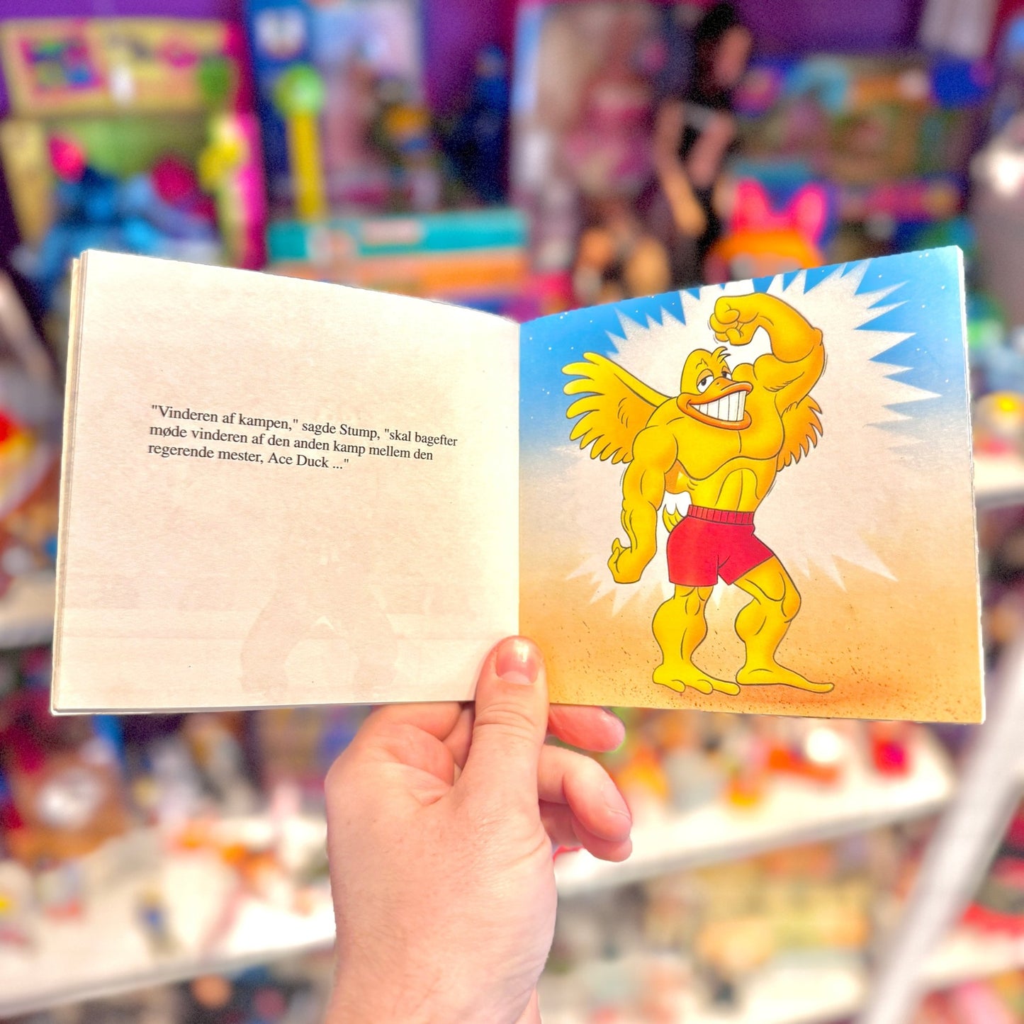 Teenage Mutant Ninja Turtles: Besøg På Stumps Asteroide (danish book, 80s) - PopCultGang