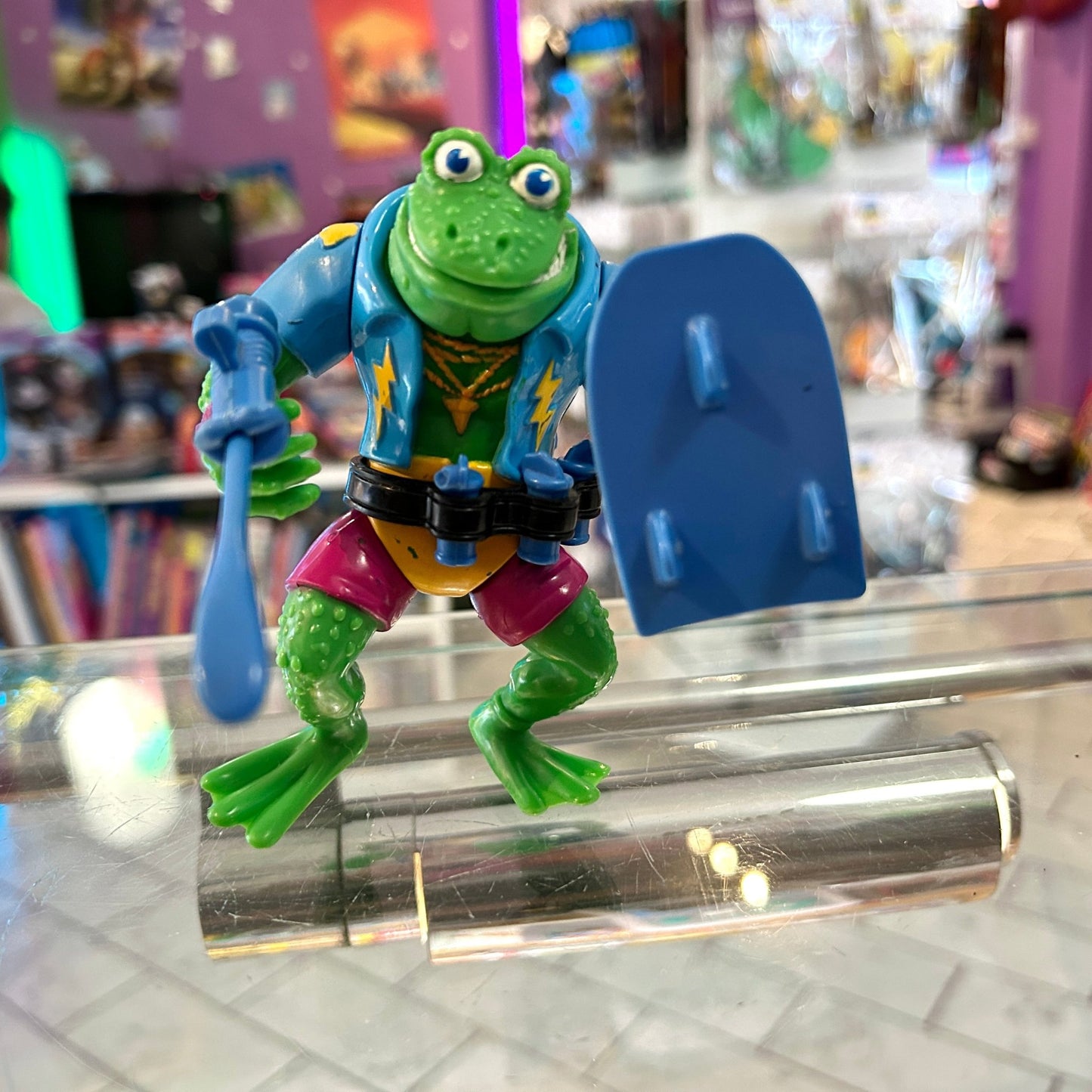Teenage Mutant Ninja Turtles: Genghis Frog (Black Belt Variant, 1989) - PopCultGang