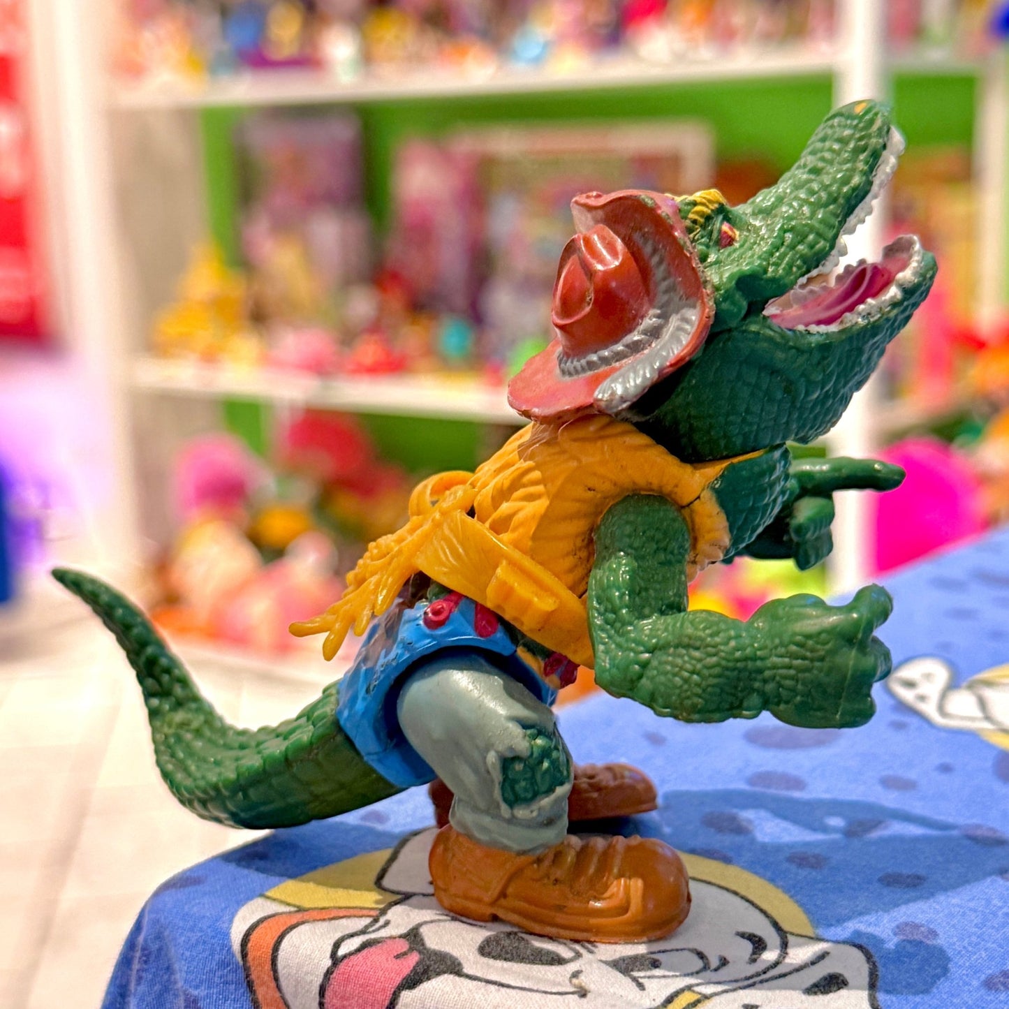 Teenage Mutant Ninja Turtles: Leatherhead Action Figure (1989) - PopCultGang