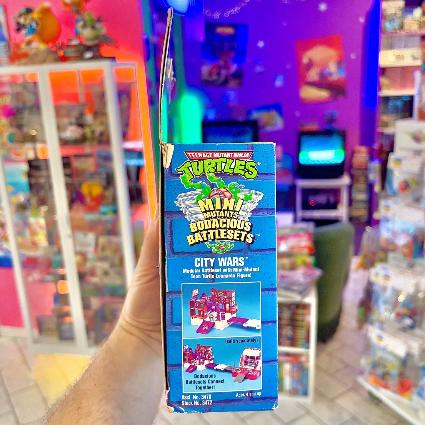 Teenage Mutant Ninja Turtles: Mini Mutants Bodacious Battlesets - City Wars (CIB, 90s) - PopCultGang