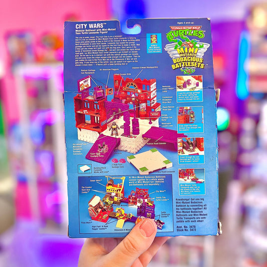 Teenage Mutant Ninja Turtles: Mini Mutants Bodacious Battlesets - City Wars (CIB, 90s) - PopCultGang